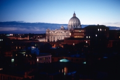 Vatican at nightfall